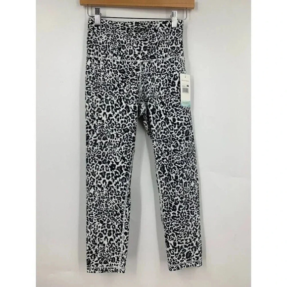 Balance Women's Black‎ Wispy Floral & White Leopard Leggings (Lot of 2) SZ S NWT - Picture 1 of 16